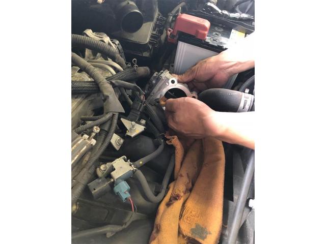 ダイハツ　ミラココア　納車【岡山県　岡山市南区で持込でのタイヤ交換・ドライブレコーダー・ナビ等のパーツ取付・コーティング施工・車検・修理の事なら”オートサービス坪井石油”へ！】