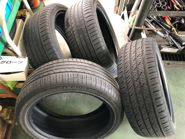 トヨタ　プリウス　タイヤ交換【岡山県　岡山市南区で持込でのタイヤ交換・ドライブレコーダー・ナビ等のパーツ取付・コーティング施工・車検・修理の事なら”オートサービス坪井石油”へ！！