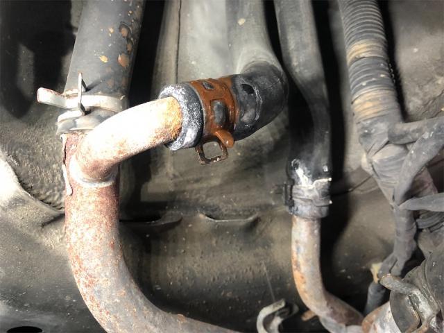 ホンダ　アクティ　オーバヒート　修理【岡山県　岡山市南区で持込でのタイヤ交換・ドライブレコーダー・ナビ等のパーツ取付・コーティング施工・車検・修理の事なら”オートサービス坪井石油”へ！！