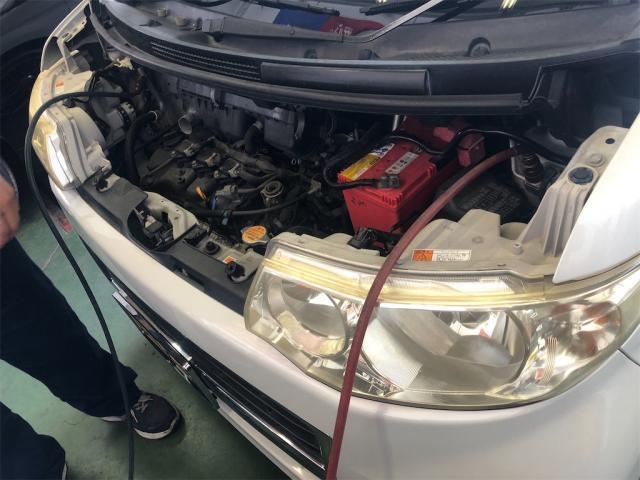 ダイハツ　タント　エアコン　冷えない　エアコン修理【岡山県　岡山市南区で持込でのタイヤ交換・ドライブレコーダー・ナビ等のパーツ取付・コーティング施工・車検・修理の事なら”オートサービス坪井石油”へ！！