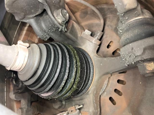 ダイハツ　ミラバン　納車整備【岡山県　岡山市南区で持込でのタイヤ交換・ドライブレコーダー・ナビ等のパーツ取付・コーティング施工・車検・修理の事なら”オートサービス坪井石油”へ！！