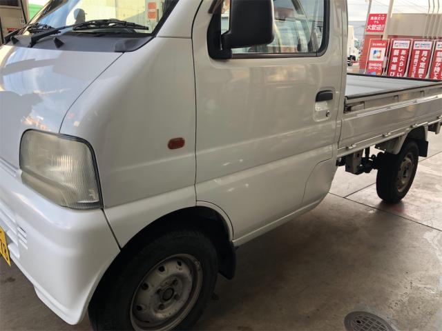 びっしょり！！スズキ　キャリー　外装　磨き　施工【岡山県　岡山市南区で持込でのタイヤ交換・ドライブレコーダー・ナビ等のパーツ取付・コーティング施工・車検・修理の事なら”オートサービス坪井石油”へ！！