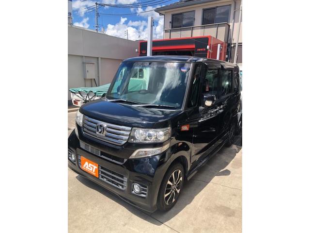 スズキ　アルトラパン　バンパー修理　新品ショック交換【岡山県　岡山市南区で持込でのタイヤ交換・ドライブレコーダー・ナビ等のパーツ取付・コーティング施工・車検・修理の事なら”オートサービス坪井石油”へ！！