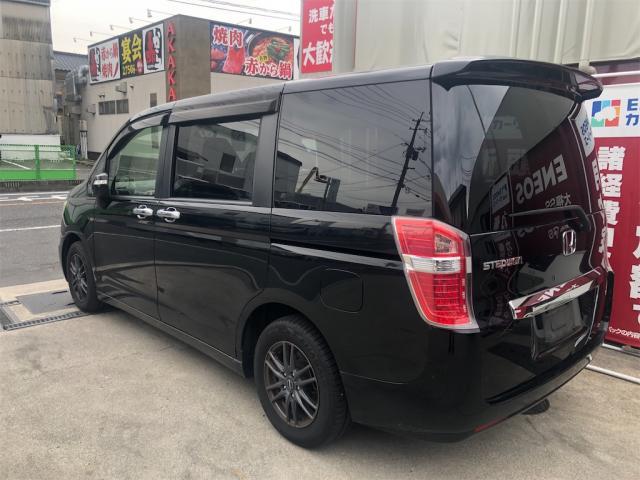 ホンダ　ステップワゴン、後期が届きました！！【岡山県　岡山市南区で持込でのタイヤ交換・ドライブレコーダー・ナビ等のパーツ取付・コーティング施工・車検・修理の事なら”オートサービス坪井石油”へ！！