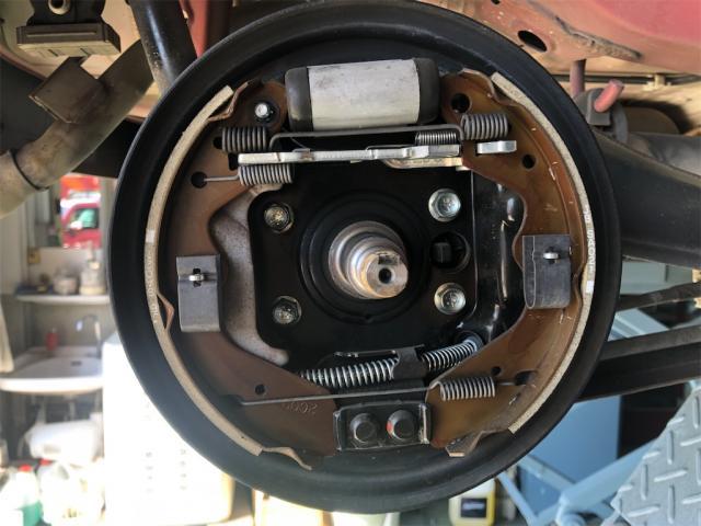 ニッサン　モコ　車検　整備【岡山県　岡山市南区で持込でのタイヤ交換・ドライブレコーダー・ナビ等のパーツ取付・コーティング施工・車検・修理の事なら”オートサービス坪井石油”へ！！