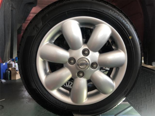 ニッサン　モコ　車検　整備【岡山県　岡山市南区で持込でのタイヤ交換・ドライブレコーダー・ナビ等のパーツ取付・コーティング施工・車検・修理の事なら”オートサービス坪井石油”へ！！