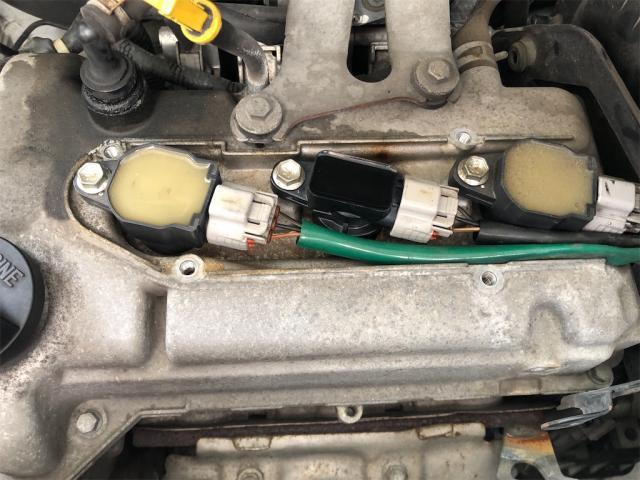 スズキ　ワゴンR　エンジンが急に振動する・・・修理【岡山県　岡山市南区で持込でのタイヤ交換・ドライブレコーダー・ナビ等のパーツ取付・コーティング施工・車検・修理の事なら”オートサービス坪井石油”へ！！