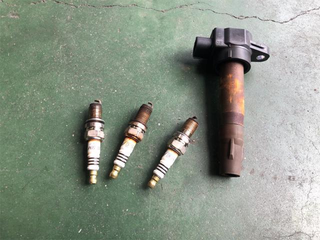 スズキ　ワゴンR　エンジンが急に振動する・・・修理【岡山県　岡山市南区で持込でのタイヤ交換・ドライブレコーダー・ナビ等のパーツ取付・コーティング施工・車検・修理の事なら”オートサービス坪井石油”へ！！