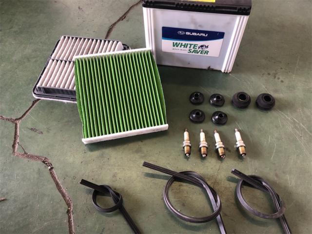 スバル　レガシィの点検【岡山県　岡山市南区で持込でのタイヤ交換・ドライブレコーダー・ナビ等のパーツ取付・コーティング施工・車検・修理の事なら”オートサービス坪井石油”へ！】