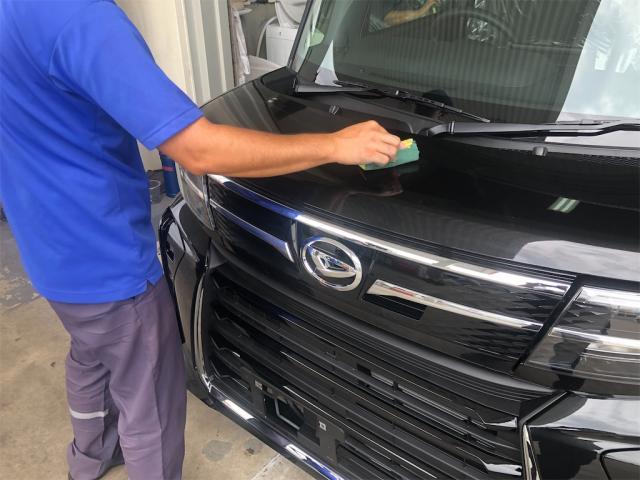 本格コーティング施行！【岡山県　岡山市南区で持込でのタイヤ交換・ドライブレコーダー・ナビ等のパーツ取付・コーティング施工・車検・修理の事なら”オートサービス坪井石油”へ！】