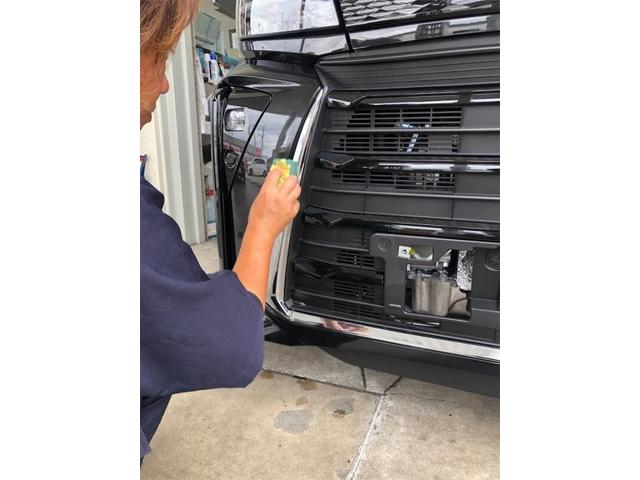 本格コーティング施行！【岡山県　岡山市南区で持込でのタイヤ交換・ドライブレコーダー・ナビ等のパーツ取付・コーティング施工・車検・修理の事なら”オートサービス坪井石油”へ！】