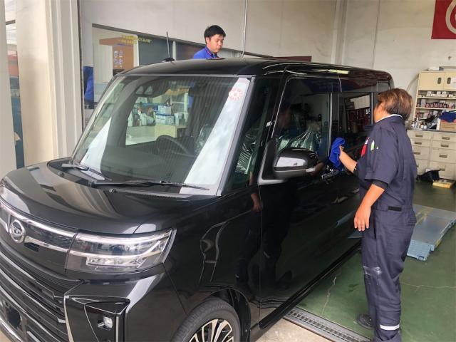 本格コーティング施行！【岡山県　岡山市南区で持込でのタイヤ交換・ドライブレコーダー・ナビ等のパーツ取付・コーティング施工・車検・修理の事なら”オートサービス坪井石油”へ！】