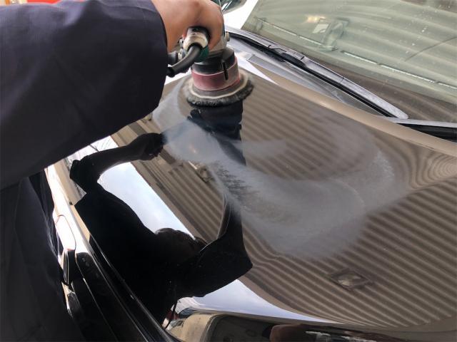 ホンダ　ステップワゴンスパーダ　コーティング　施工【岡山県　岡山市南区で持込でのタイヤ交換・ドライブレコーダー・ナビ等のパーツ取付・コーティング施工・車検・修理の事なら”オートサービス坪井石油”へ！】
