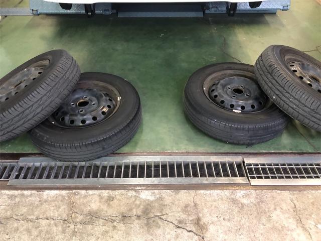 ダイハツ　ミラの納車整備！【岡山県　岡山市南区で持込でのタイヤ交換・ドライブレコーダー・ナビ等のパーツ取付・コーティング施工・車検・修理の事なら”オートサービス坪井石油”へ！！