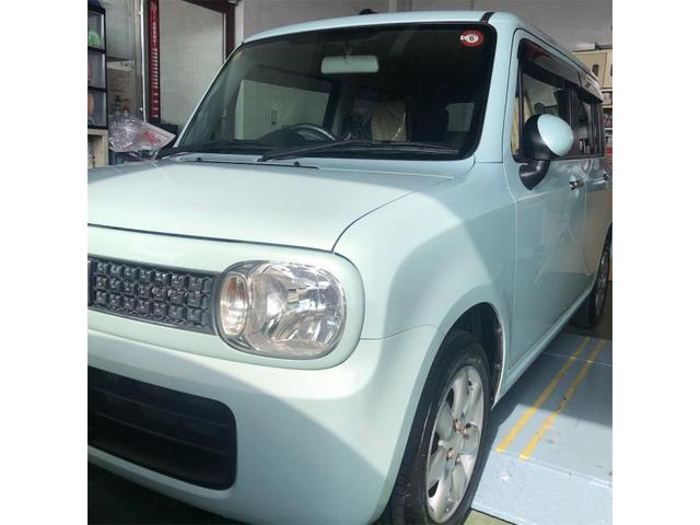 スズキ　アルトラパン　納車　整備【岡山県　岡山市南区で持込でのタイヤ交換・ドライブレコーダー・ナビ等のパーツ取付・コーティング施工・車検・修理の事なら”オートサービス坪井石油”へ！！