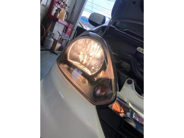 マツダ　デミオ　フロントウィンカー　ＬＥＤ球　交換【岡山県　岡山市南区で持込でのタイヤ交換・ドライブレコーダー・ナビ等のパーツ取付・コーティング施工・車検・修理の事なら”オートサービス坪井石油”へ！！