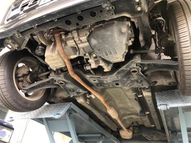 スズキ　スペーシア　１２ヶ月点検　整備色々【岡山県　岡山市南区で持込でのタイヤ交換・ドライブレコーダー・ナビ等のパーツ取付・コーティング施工・車検・修理の事なら”オートサービス坪井石油”へ！！