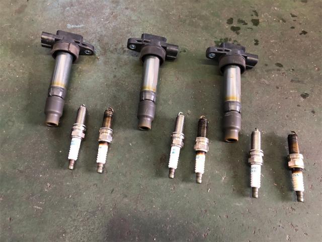 スズキ　ワゴンR　車検　整備【岡山県　岡山市南区で持込でのタイヤ交換・ドライブレコーダー・ナビ等のパーツ取付・コーティング施工・車検・修理の事なら”オートサービス坪井石油”へ！！