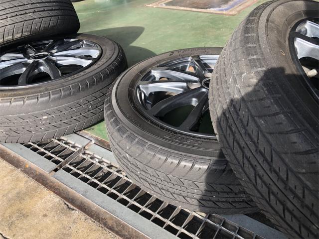 スズキ　ワゴンＲ　タイヤ交換　その他各所メンテナンス【岡山県　岡山市南区で持込でのタイヤ交換・ドライブレコーダー・ナビ等のパーツ取付・コーティング施工・車検・修理の事なら”オートサービス坪井石油”へ！！