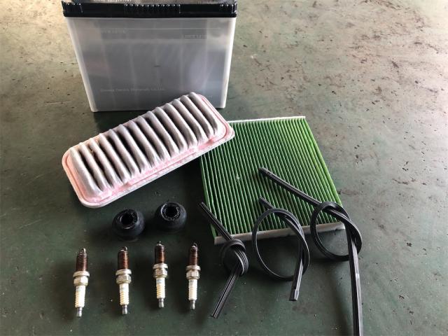 トヨタ　シエンタ　納車整備【岡山県　岡山市南区で持込でのタイヤ交換・ドライブレコーダー・ナビ等のパーツ取付・コーティング施工・車検・修理の事なら”オートサービス坪井石油”へ！！