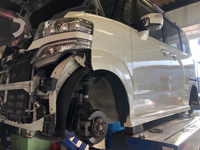 寒い朝。【岡山県　岡山市南区で持込でのタイヤ交換・ドライブレコーダー・ナビ等のパーツ取付・コーティング施工・車検・修理の事なら”オートサービス坪井石油”へ！！