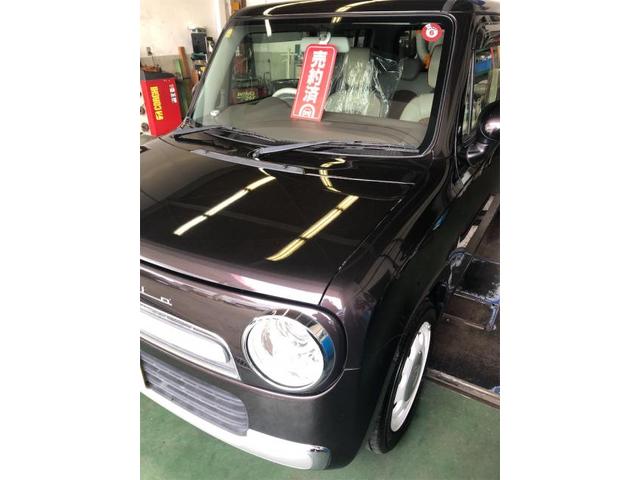 スズキ　アルトラ　パンショコラ　納車整備【岡山県　岡山市南区で持込でのタイヤ交換・ドライブレコーダー・ナビ等のパーツ取付・コーティング施工・車検・修理の事なら”オートサービス坪井石油”へ！！