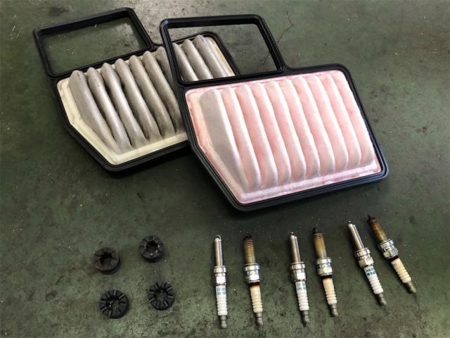 マツダ　フレアワゴン　納車整備【岡山県　岡山市南区で持込でのタイヤ交換・ドライブレコーダー・ナビ等のパーツ取付・コーティング施工・車検・修理の事なら”オートサービス坪井石油”へ！！