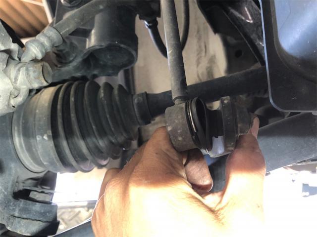 ダイハツ　ムーブ　カスタム　納車整備【岡山県　岡山市南区で持込でのタイヤ交換・ドライブレコーダー・ナビ等のパーツ取付・コーティング施工・車検・修理の事なら”オートサービス坪井石油”へ！！