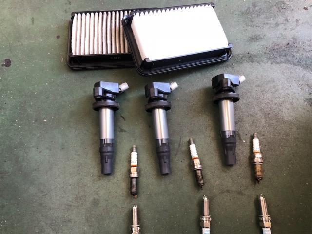 ダイハツ　ムーブ　カスタム　納車整備【岡山県　岡山市南区で持込でのタイヤ交換・ドライブレコーダー・ナビ等のパーツ取付・コーティング施工・車検・修理の事なら”オートサービス坪井石油”へ！！