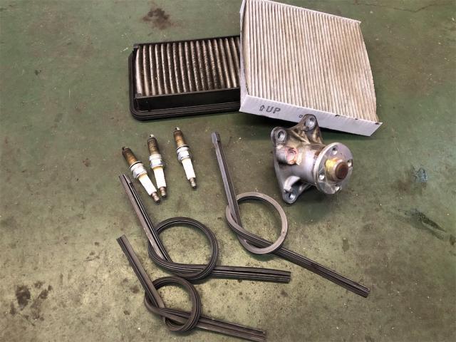 ダイハツ　タント　車検整備【岡山県　岡山市南区で持込でのタイヤ交換・ドライブレコーダー・ナビ等のパーツ取付・コーティング施工・車検・修理の事なら”オートサービス坪井石油”へ！！