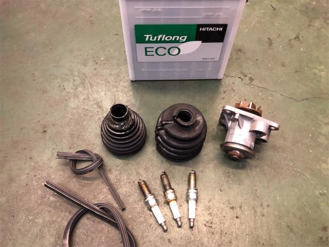 ダイハツ　ミラバン　ホンダ　Ｎ-ＯＮＥ　納車整備【岡山県　岡山市南区で持込でのタイヤ交換・ドライブレコーダー・ナビ等のパーツ取付・コーティング施工・車検・修理の事なら”オートサービス坪井石油”へ！！