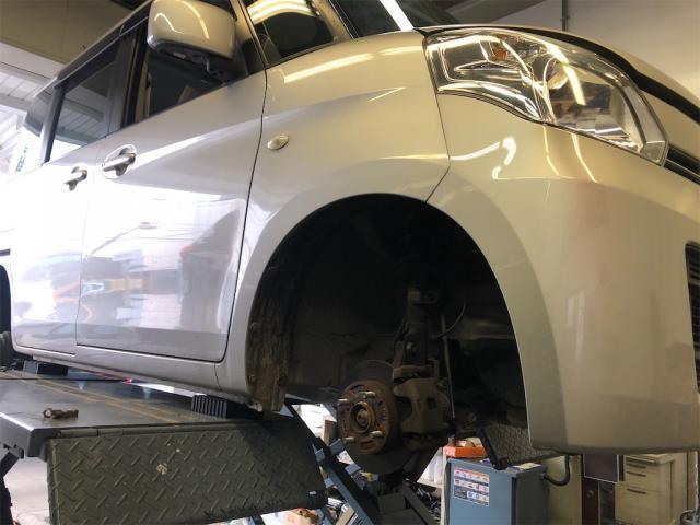 トヨタ　カローラフィルダー　スズキ　スペーシア　車検整備【岡山県　岡山市南区で持込でのタイヤ交換・ドライブレコーダー・ナビ等のパーツ取付・コーティング施工・車検・修理の事なら”オートサービス坪井石油”へ！！