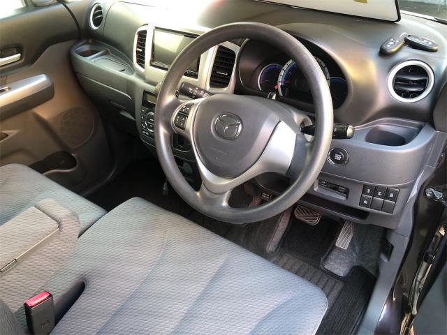 マツダ　フレアワゴン　室内クリーニング　ボディ磨き【岡山県　岡山市南区で持込でのタイヤ交換・ドライブレコーダー・ナビ等のパーツ取付・コーティング施工・車検・修理の事なら”オートサービス坪井石油”へ！！