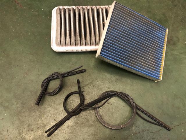 トヨタ　ヴォクシー　車検整備　タイヤ交換【岡山県　岡山市南区で持込でのタイヤ交換・ドライブレコーダー・ナビ等のパーツ取付・コーティング施工・車検・修理の事なら”オートサービス坪井石油”へ！！