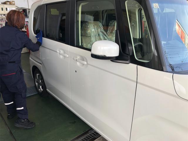 ホンダ　Ｎ-ＢＯＸ　ディスプレイオーディオ　取付【岡山県　岡山市南区で持込でのタイヤ交換・ドライブレコーダー・ナビ等のパーツ取付・コーティング施工・車検・修理の事なら”オートサービス坪井石油”へ！！