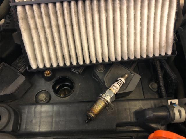 ホンダ　Ｎ-ＢＯＸ　ボディコーティング【岡山県　岡山市南区で持込でのタイヤ交換・ドライブレコーダー・ナビ等のパーツ取付・コーティング施工・車検・修理の事なら”オートサービス坪井石油”へ！！