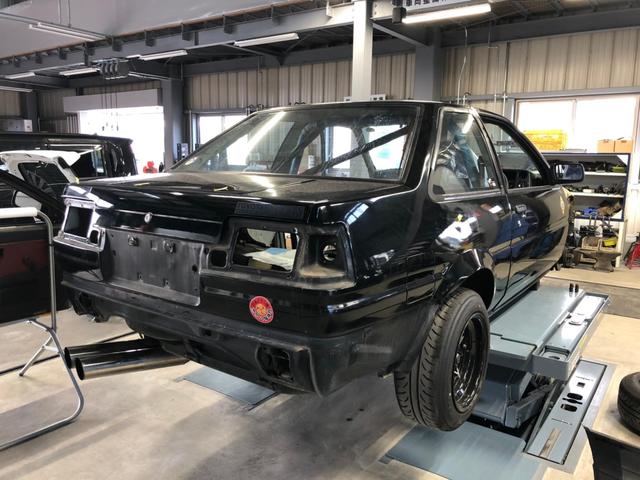 トヨタ　AE８６　マッドネイビー　オールペイント　施工【福山市・井原市でお車の修理・整備・車検・パーツ取付なら(株)備後板金へお任せください！！】