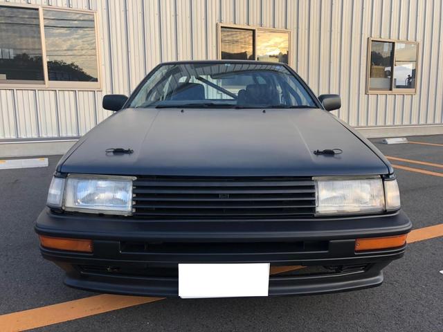 トヨタ　AE８６　マッドネイビー　オールペイント　施工【福山市・井原市でお車の修理・整備・車検・パーツ取付なら(株)備後板金へお任せください！！】