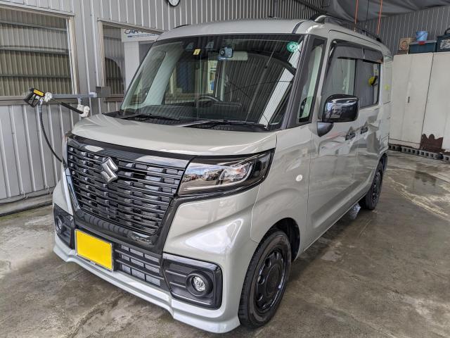 スペーシアベース　キズ・へこみ直し