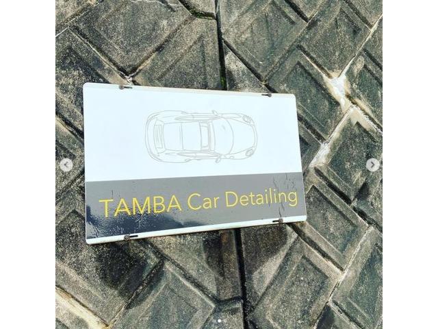 新しく看板設置しました！　コーティング　TAMBA Car Detailing　高品質　低価格　スピーディな仕上げ　安佐南区　安佐北区　佐伯区　西区　中区　東区　南区　広島市　廿日市市　大竹市