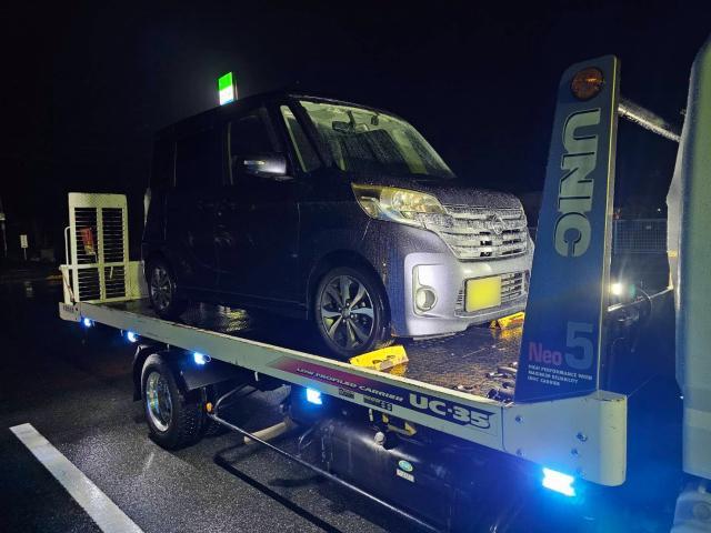 ニッサン デイズルークス 自損事故レッカー対応 B21A / レッカー対応もお任せ下さい！