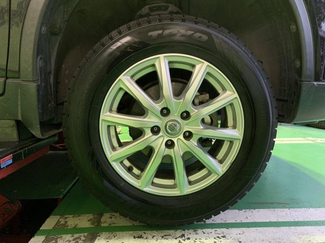 箕島店！ 日産 エクストレイル 225/65R17 TOYO TX スタッドレスタイヤ交換！冬タイヤもツーエルにお任せください【広島県 福山市 箕島町 神辺町 岡山県 井原市 笠岡市 倉敷市 】（2256517/22565r17/国産）