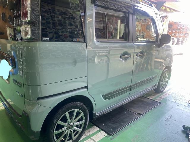 スペーシアベース 新車外し 純正ホイール タイヤ 4本セット 手渡し限定 スペーシアベース 純正 新車外し 純正ホイール タイヤ 4本