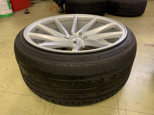 ツーエル 神辺店！インフィニティ 255/35R20 / 225/35R20 ナンカン タイヤ交換！サイズ違いもツーエルにお任せください(^^)/【広島県 福山市 箕島町 神辺町 岡山県 井原市 笠岡市 倉敷市 】日産 NS-2 車高調 