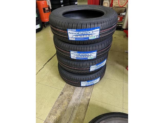 ツーエル 神辺店！トヨタ パッソ！引きずりタイヤ！175/65R14 TOYO タイヤ交換！パンク修理もツーエルにお任せください(^^)/【広島県 福山市 箕島町 神辺町 岡山県 井原市 笠岡市 倉敷市 】NANOENERGY3PLUS 