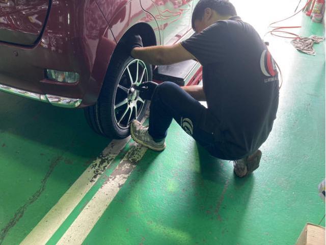 ツーエル 箕島店！ダイハツ キャスト 165/55R15 TOYO NANOENERGY3 タイヤ交換！軽自動車もツーエルにお任せください(^^)/【広島県 福山市 箕島町 神辺町 岡山県 井原市 笠岡市 倉敷市 】国産タイヤ ヒビ割れ 