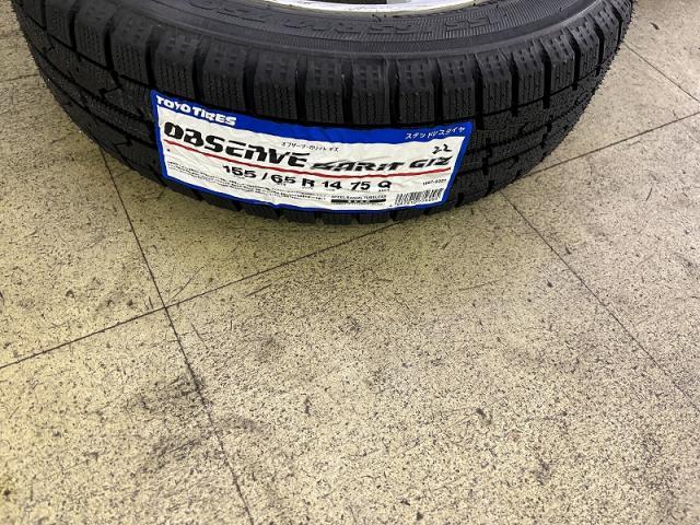 ツーエル 神辺店！155/65R14 TOYO GIZ タイヤ交換！中古ホイール新品タイヤセットもツーエルにお任せください(^^)/【広島県 福山市 箕島町 神辺町 岡山県 井原市 笠岡市 倉敷市 】Nボックス タント スタッドレス タイヤ