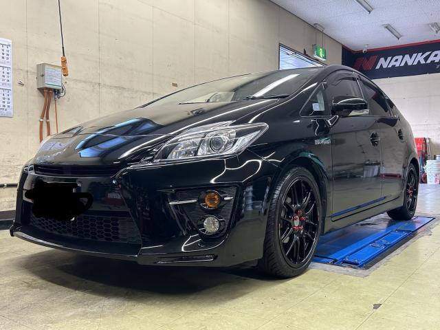 ツーエル 神辺店！トヨタ プリウス 215/40R18 タイヤ交換！ナンカン NANKANG タイヤもツーエルにお任せください(^^)/【広島県 福山市 福山駅 西桜町 箕島町 神辺町 岡山県 井原市 笠岡市 倉敷市 山手町 駅家町 】