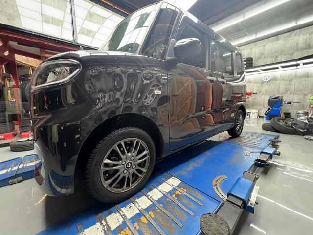 タイヤショップツーエル！ダイハツ タント 155/65R14 持ち込み スタッドレスタイヤホイールセット！持込履き替えもお任せください(^^)/【広島県 福山市  箕島町 神辺町 駅家町 岡山県 井原市 笠岡市 倉敷市】