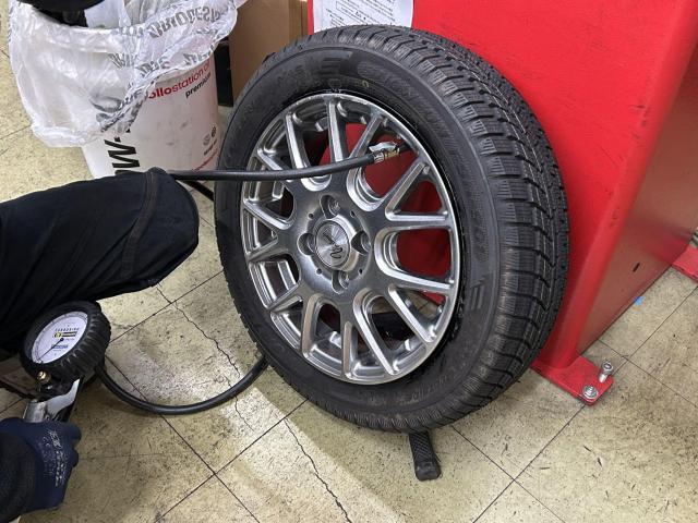 ツーエル 神辺店！ダイハツ ムーヴ 155/65R14 フォーチュン Fortune FSR-901 スタッドレスタイヤ交換！アウトレット商品もお任せください(^^)/【広島県 福山市  箕島町 神辺町 駅家町 岡山県 井原市 笠岡市 】